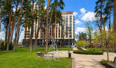 Apartment with a view, 2 rooms near the Pravyika Park, 66 sq m, Irpin, without furnishings