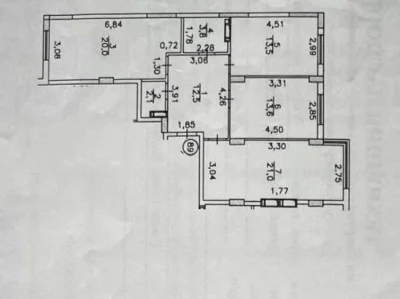 Продаж 3кім квартири 86м2,  Швидкий виїзд на Київ