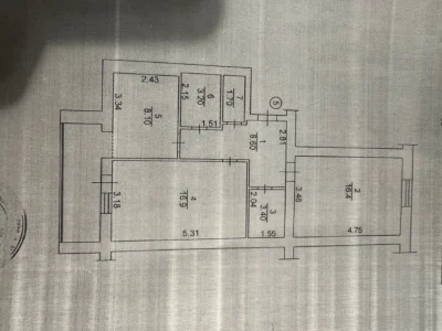 For Sale: 2-room apartment, Mineralna Street, 65 sq.m with documents