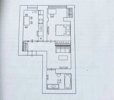 Apartment in "Synergy City" Residence! Two-bedroom apartment with quality renovation!