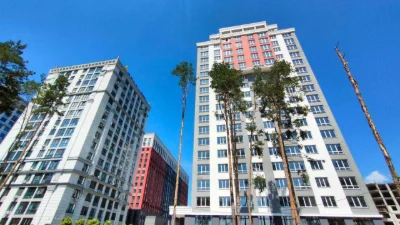 Видова 1к квартира 44.4 м² навколо ліс — Кухня 23 м. Метро 9