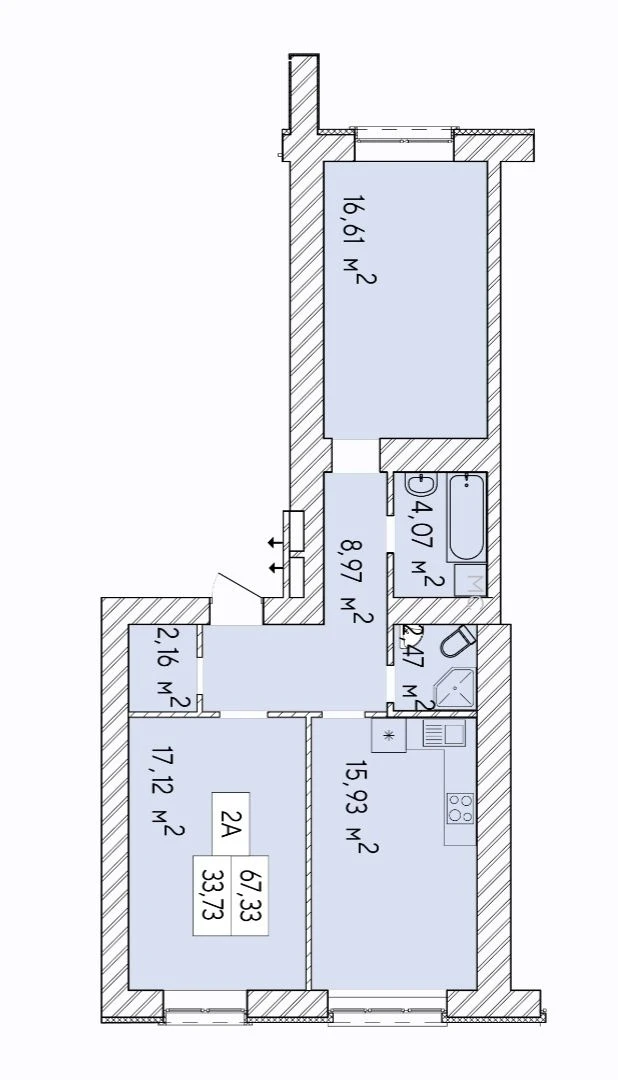 For Sale: Spacious 2-bedroom apartment! Irpin, city center! yeOsel TACK