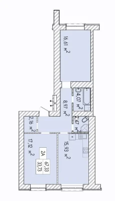 For Sale: Spacious 2-bedroom apartment! Irpin, city center! yeOsel TACK