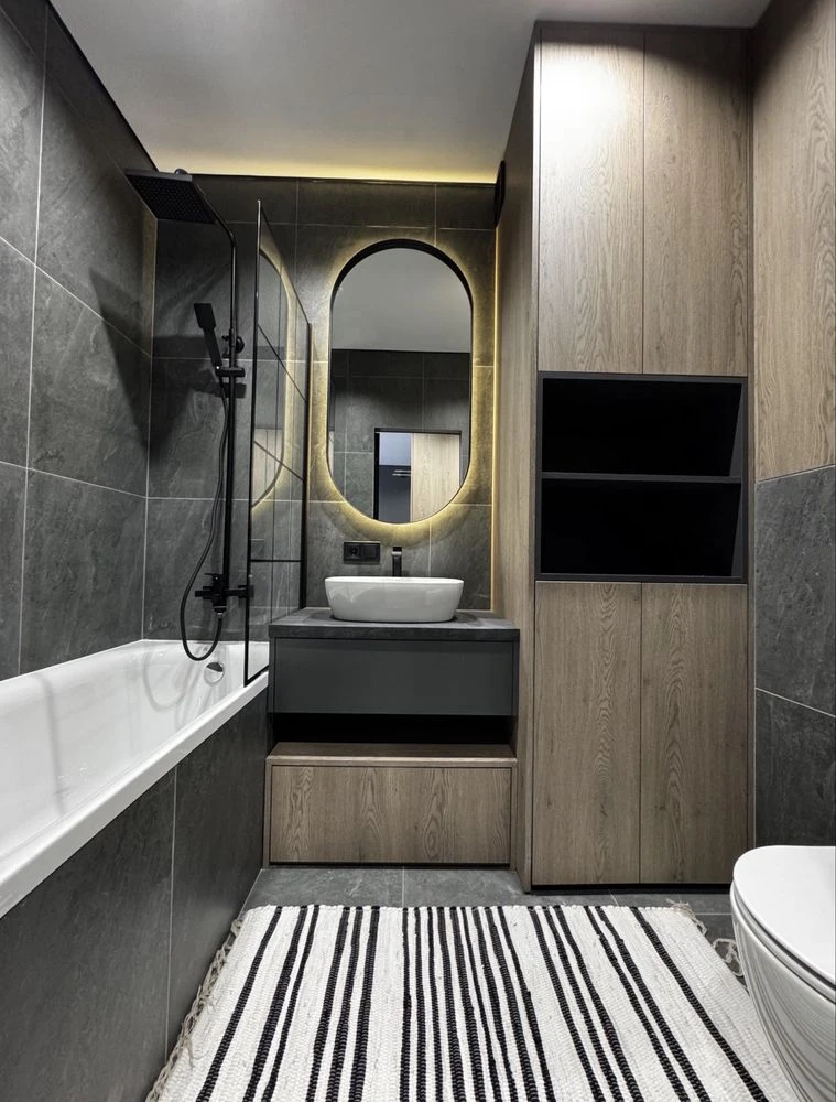 New and stylish apartment with gas in residential complex New Metres P27