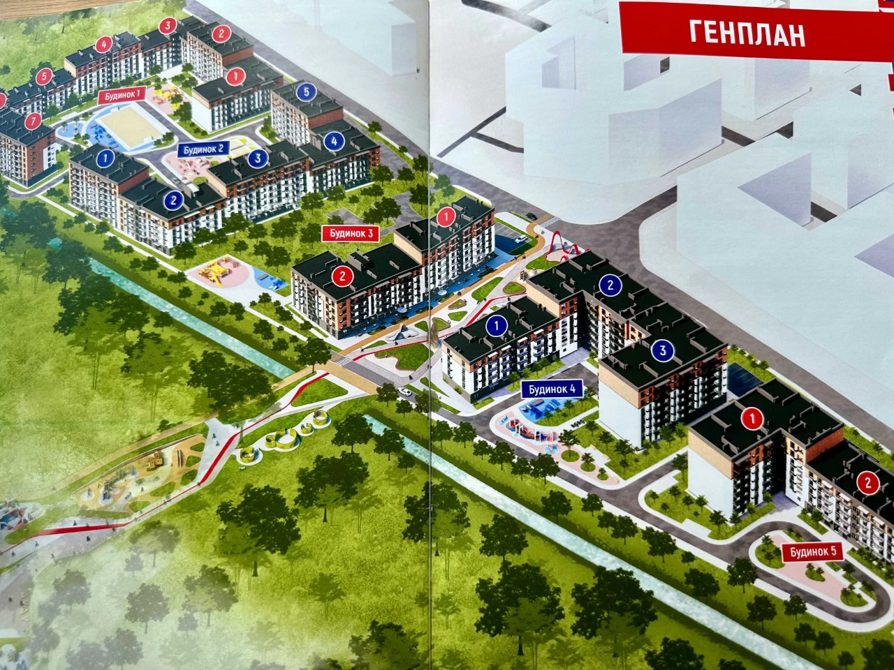 1-комнатная квартира 37,45 м2 с большим балконом, газовый отопление в
