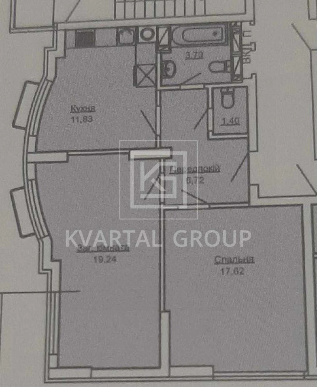 ЖК Royal Park: 2к квартира в центрі Ірпеня з підземним паркі