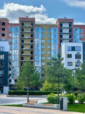 1-квартира 41,06 м2 ЖК Молодість в м.Ірпінь, вид на набережну