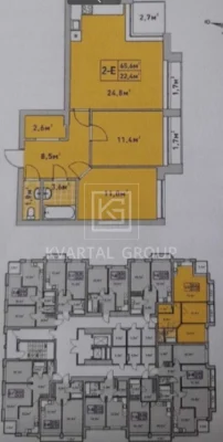 Продаж 2к квартири з панорамним видом на ЛІС в ЖК Центральни