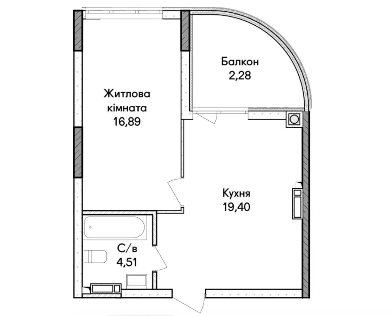 1к квартира в Ірпені. Розстрочка. Зручний 2 поверх. Укриття
