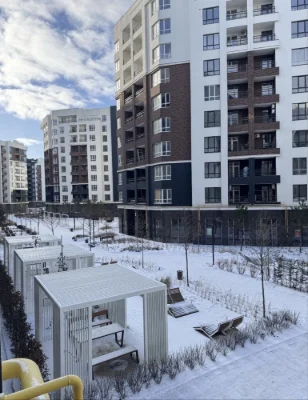 Новая квартира в ЖК Синергия Сити! Газ и балкон!