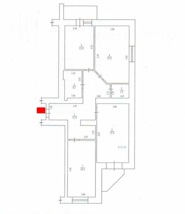 ‼️ЦЕНТР‼️ 3к квартира в цегляній новобудові, 91 м², інд.опал