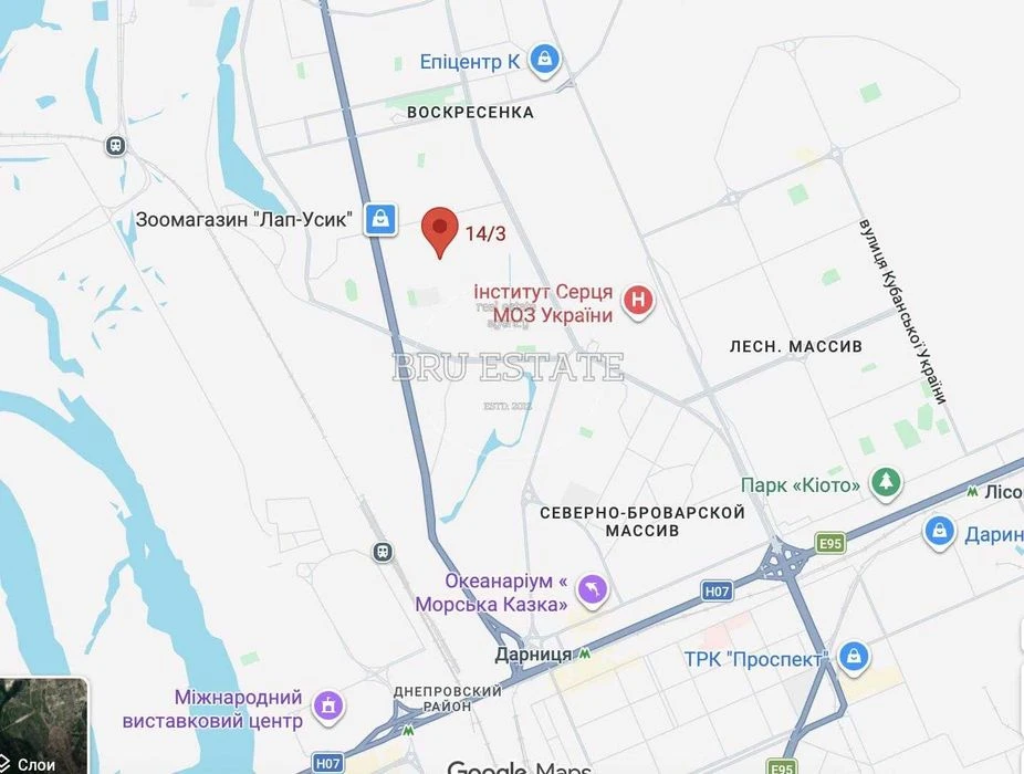 Продам 1 к вул.Чорних Запорожців 14/3  Воскресенка