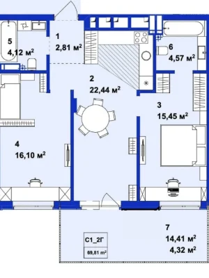 Apartment for Sale in Irpin