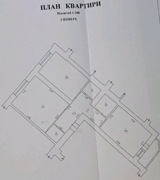 Продам 2ком в Центре