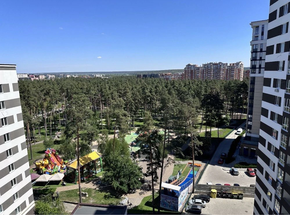 Apartment with a view of the park, one-room