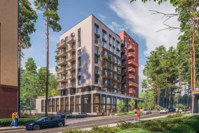Compact 2-bedroom apartment 46 sq m in a new building in Irpin.