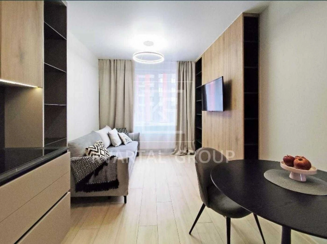 Designer renovation. European three-bedroom apartment near a park