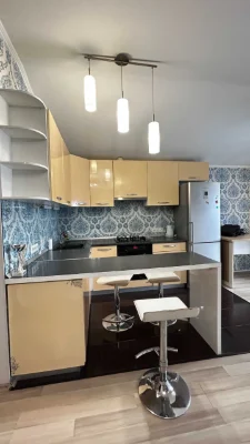Apartment with renovation in the city center. Minimal renovation