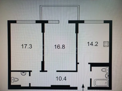 Sale of a 2-room apartment of 67 m², Baggovutovskaya street, 25