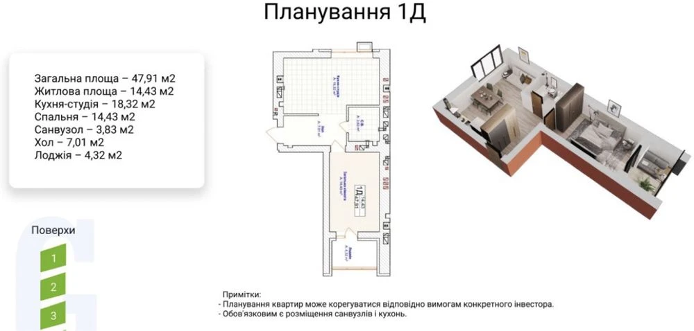 Квартира Ірпінь, курортна зона Grand Admiral Club