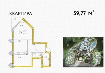 Затишна 2-кімнатна біля озера/ТРЦ | Ідеальна для родини | єО