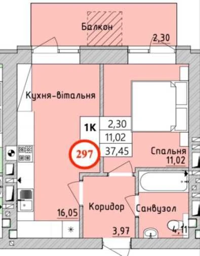 Квартира 1к37м2 Ірпінь Газ! В розвиненому рацоні ТОП ціна