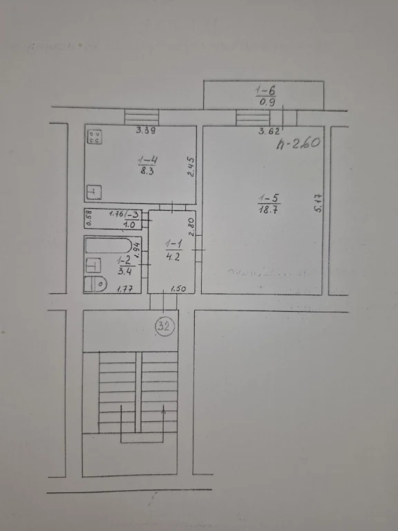 Продам квартиру 1 кімнату в центрі міста