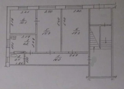 Продам 3 кімнатну квартиру по вул. Миру ( Перемога р-н 10 шк