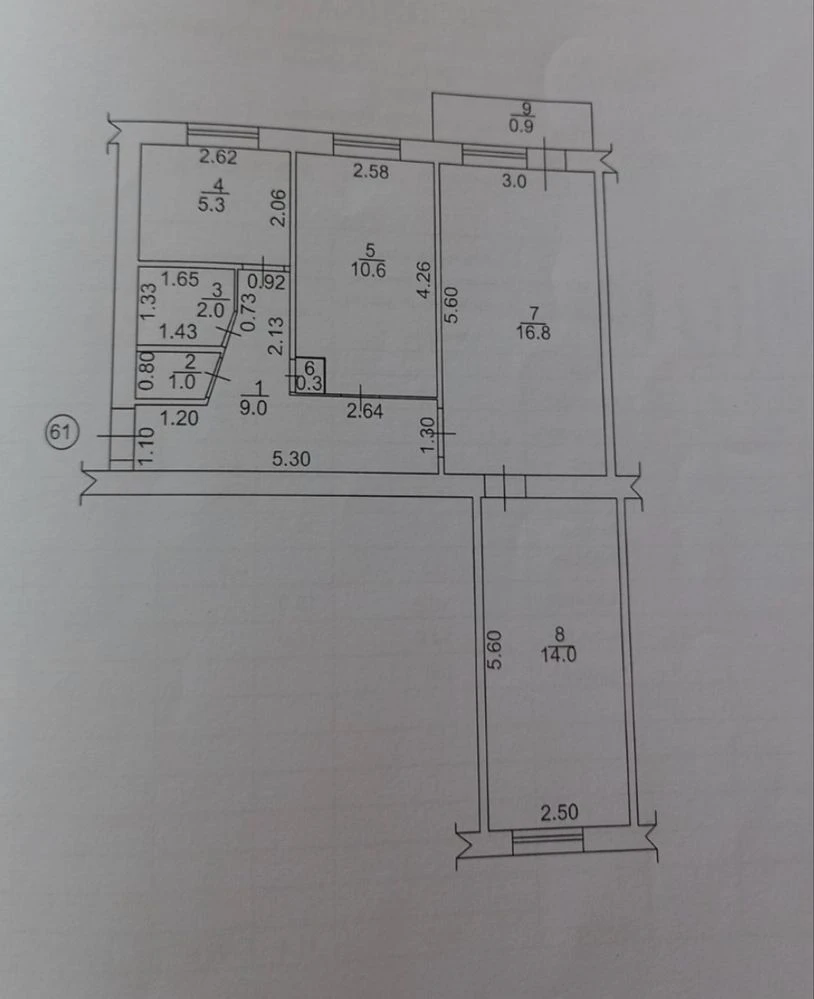 Продам 3-кімн квартиру Студентська