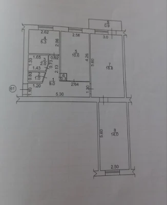 Продам 3-кімн квартиру Студентська