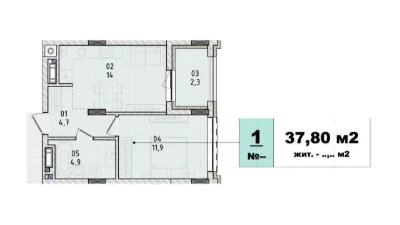 ‼️ВЛАСНИК\ Продаж 1к. квартира 38м.кв. ЖК Art Deluxe, Арт Де