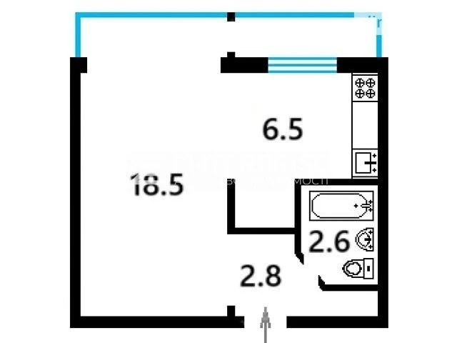 Sale of 1-room apartment 32.2 sq. m. on Danylo Shcherbakivskoho St.