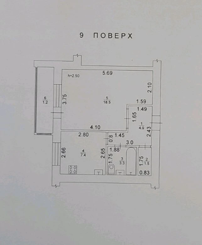 Продам однокімнатна квартира центр міста