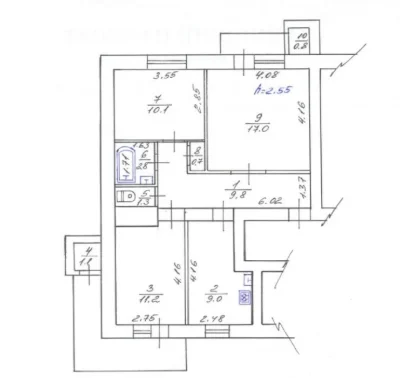 Продаж 3-кімн. квартири (67,1 м2) в м.Дрогобич Львівської об