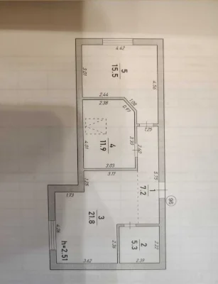 ЗДана, 2к квартира, 62м.кв., Бандери-Височана
