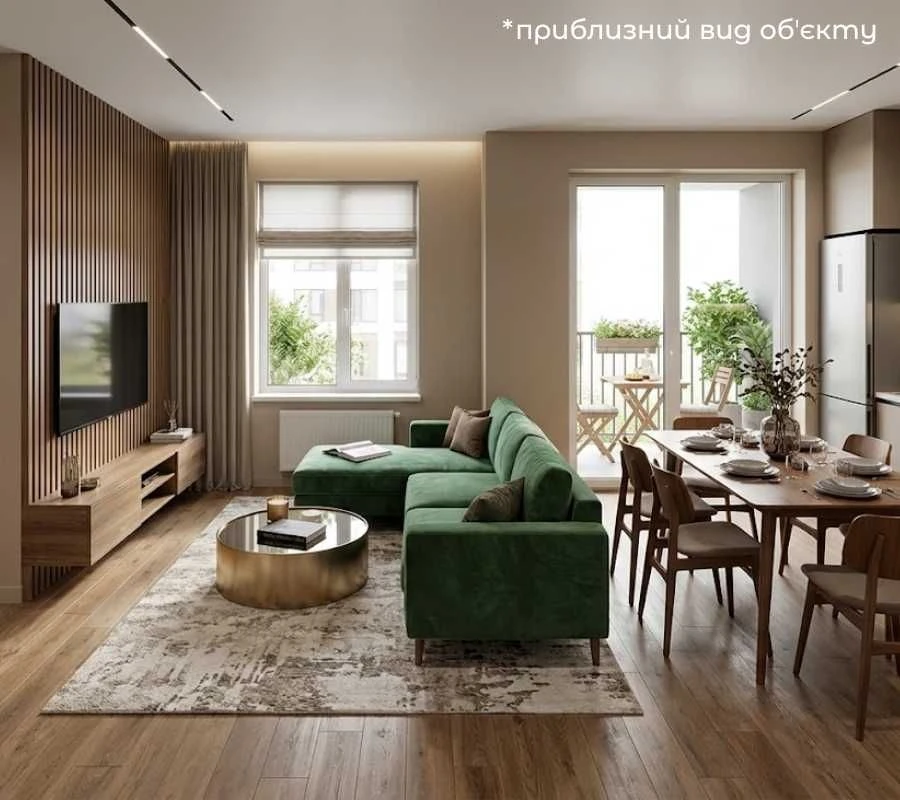 Продаж нової ‼️ 1-кімнатної квартири 37 м2 в Пустомити (9 км від Львова