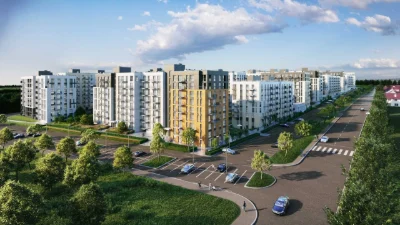 Продаж нової ‼️ 1-кімнатної квартири 37 м2 в Пустомити (9 км від Львова