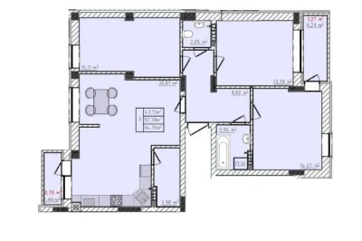 Sale of a 3-room apartment in the city of Pustomyt