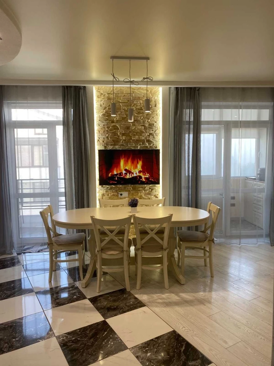 Sale of a two-level apartment