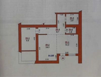 1-room apartment for sale in Pustomyty! 51 sq m