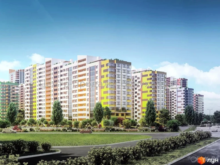 1-room apartment, 43.83 sq.m.