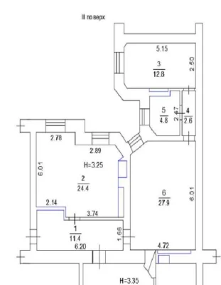 Продается 3-комнатная квартира с антикварной мебелью в Бельг.