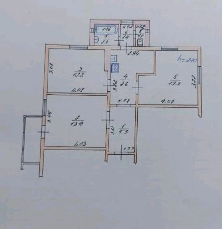 Продаж 3-х кімнатної квартири в центрі м.Трускавця
