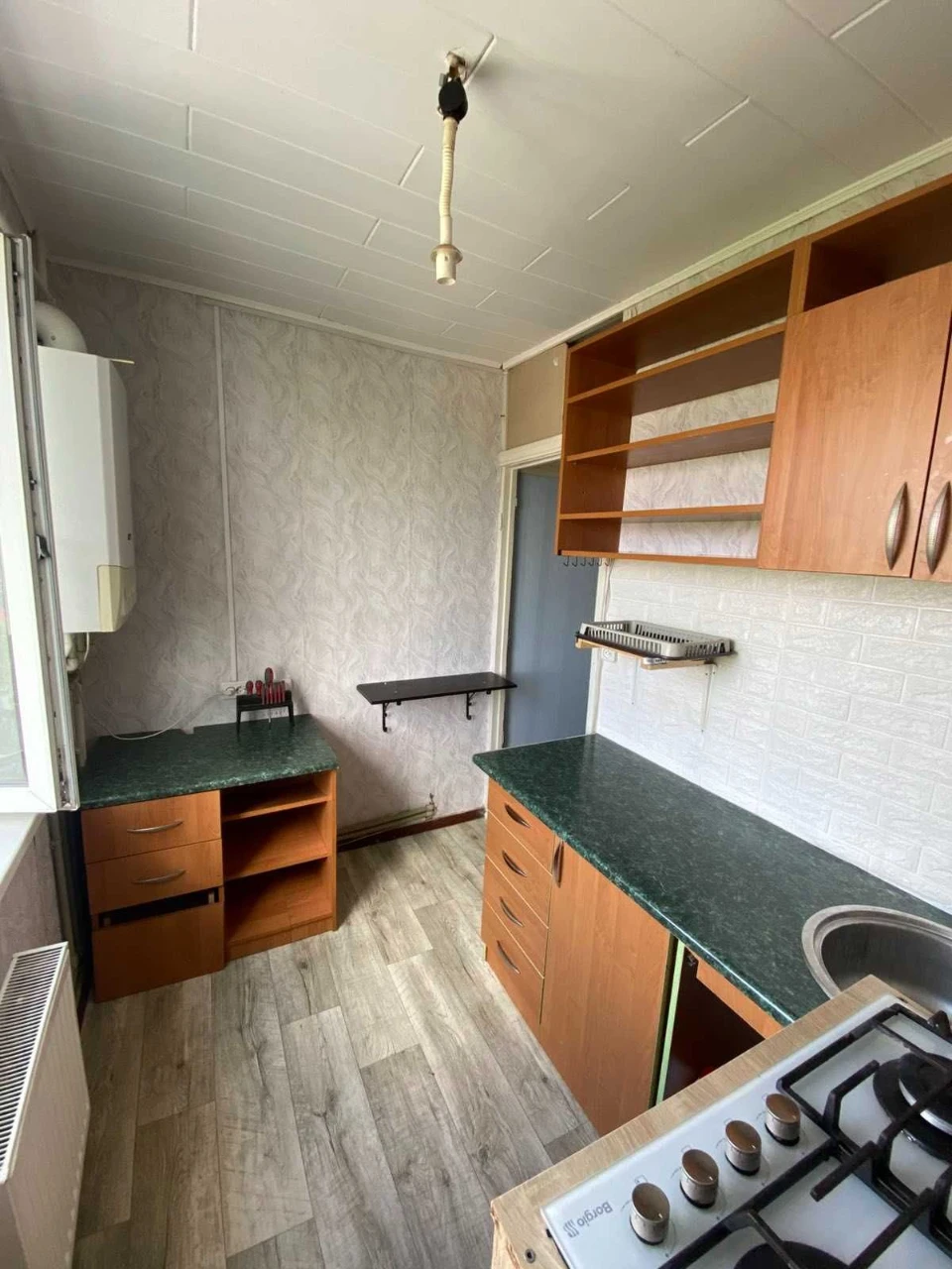1-к квартира 37,6 м² з індивідуальним газовим опаленням, вул