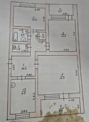 Продаётся большая 3-комнатная квартира