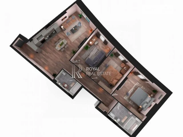 Sale of 3-room apartment 107 sq. m on Stepana Bandera Ave. 30 •
