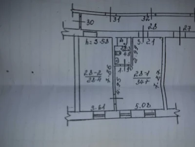 Продається 2-кімнатна квартира, центр міста
