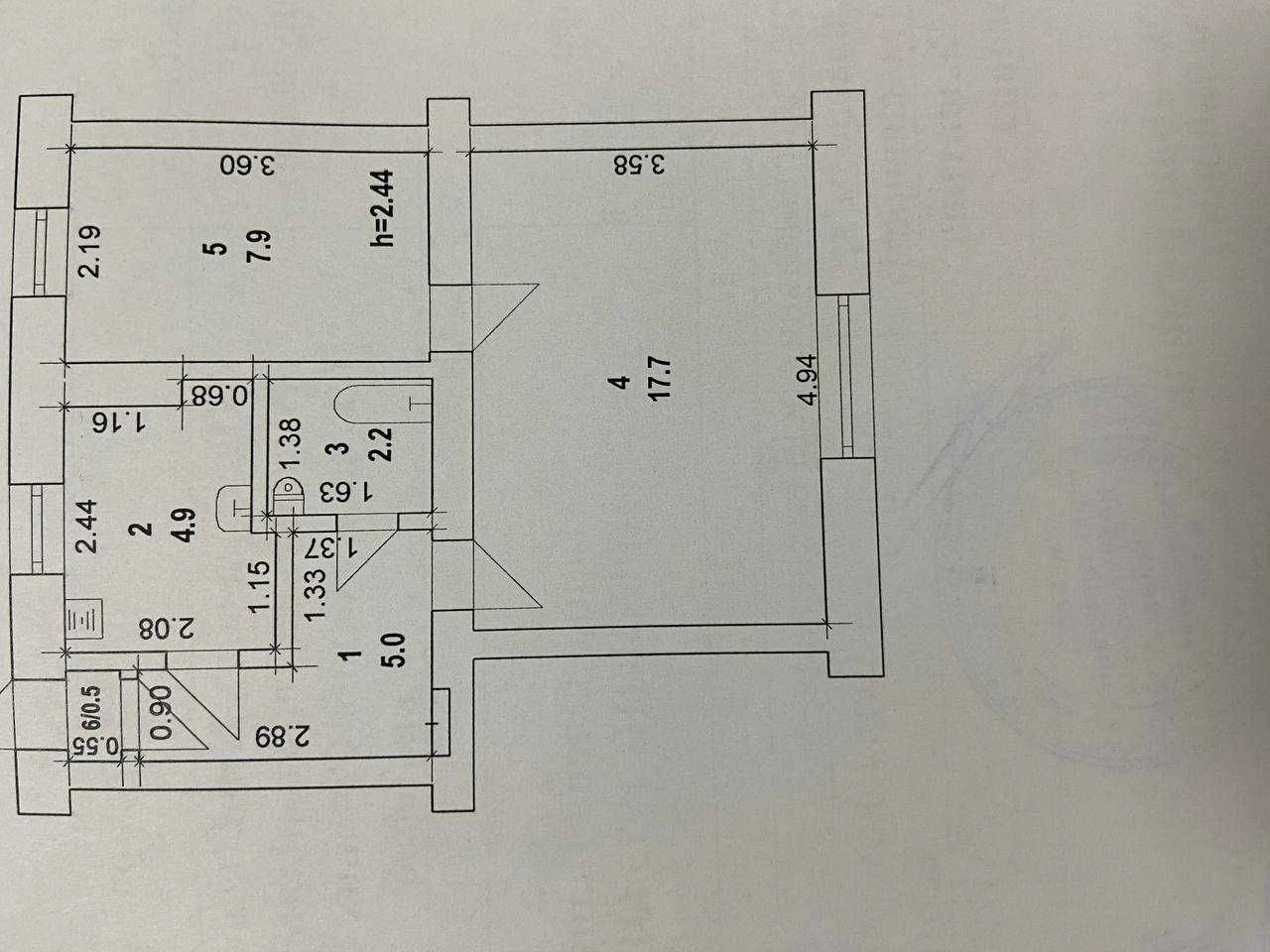 Продам 2х комнатную в Измаиле с АГВ