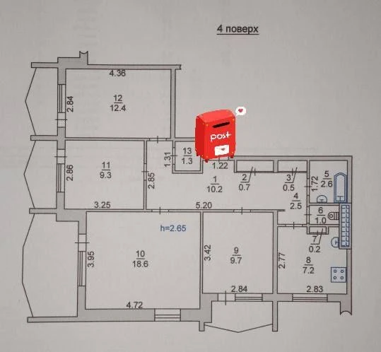 Продається 4-кімнатна | 85 м² | рідкісна планування | 4 лоджії