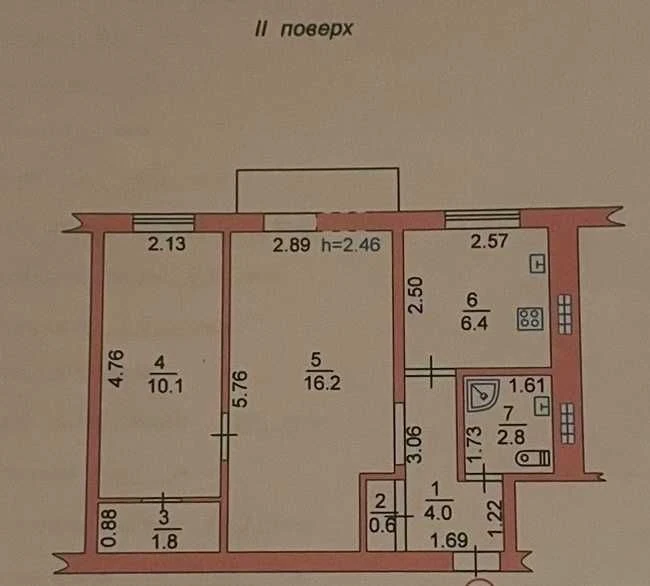 Продаж 2к.кв. в тихому районі, біля центра, до моря 10 хвили